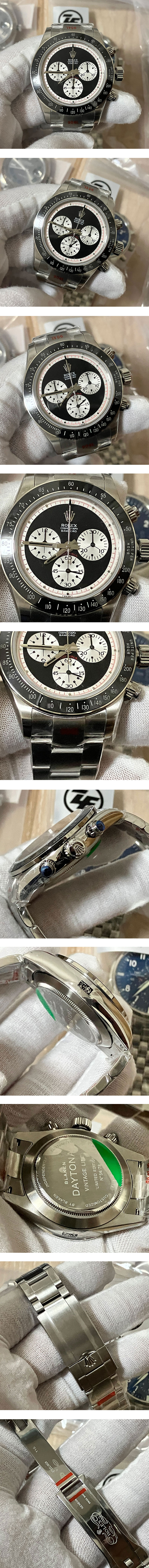 BLAKEN改装ブランド時計コピー ロレックス  旧型デイトナ・手巻　Ref.6264 